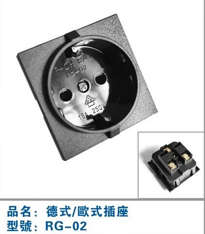 歐式插座RG 02卡式VDE歐規(guī)插座高清解讀 圖片之美與卓越品質(zhì)
