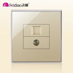 飛雕香檳金86型A9TV1DN1Z插座 齊家網(wǎng)產(chǎn)品庫(kù)詳解